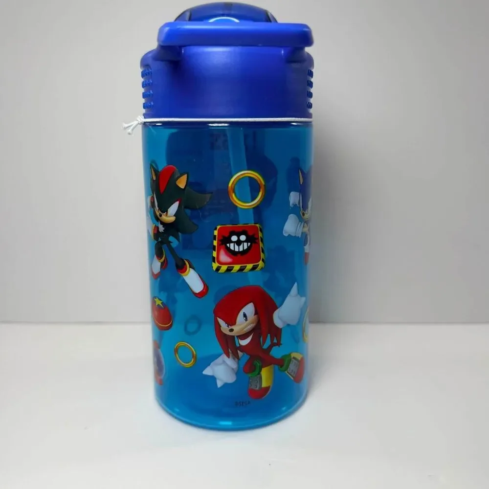 Sonic the Hedgehog Zak! 16oz Water Bottle – Leak‑Proof – BPA‑Free –Antimicrobial